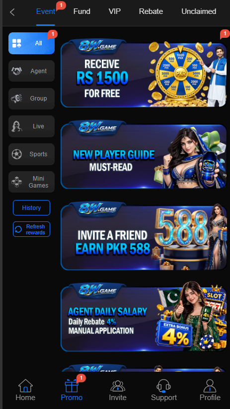 8W Game download,Register and earn real money